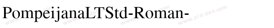 PompeijanaLTStd-Roman字体转换