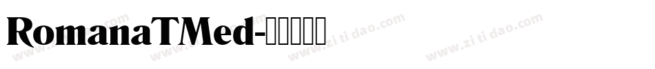 RomanaTMed字体转换