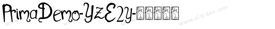 PrimaDemo-YzE2y字体转换