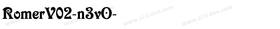 RomerV02-n3vO字体转换