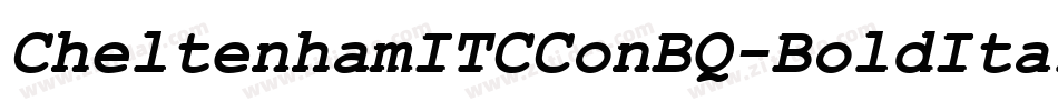 CheltenhamITCConBQ-BoldItalic字体转换