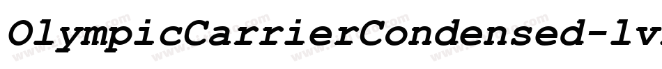 OlympicCarrierCondensed-lvDy字体转换