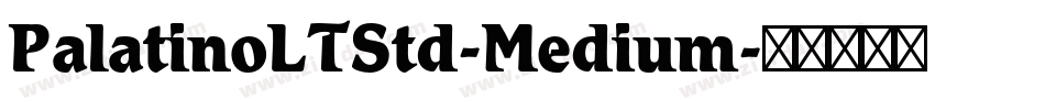 PalatinoLTStd-Medium字体转换 PalatinoLTStd-Medium字体转换