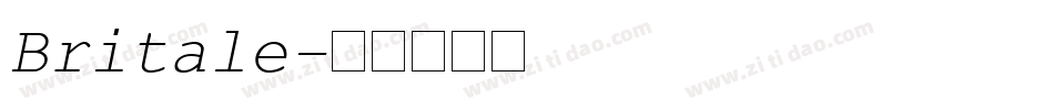 Britale字体转换
