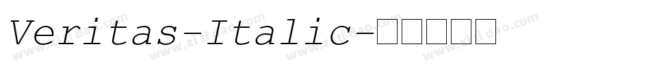 Veritas-Italic字体转换