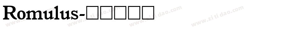 Romulus字体转换