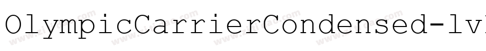 OlympicCarrierCondensed-lvDy字体转换