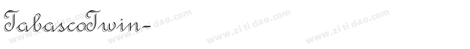 TabascoTwin字体转换