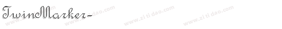 TwinMarker字体转换