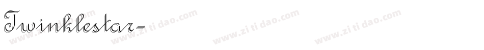 Twinklestar字体转换