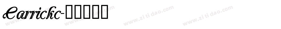 Carrickc字体转换