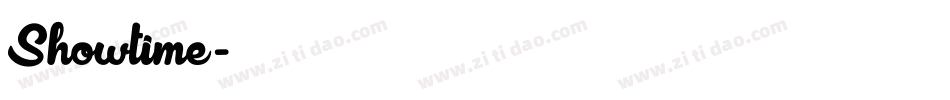 Showtime字体转换