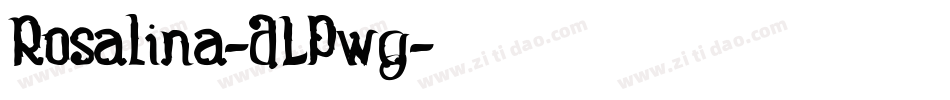 Rosalina-ALPwg字体转换