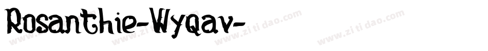 Rosanthie-Wyqav字体转换