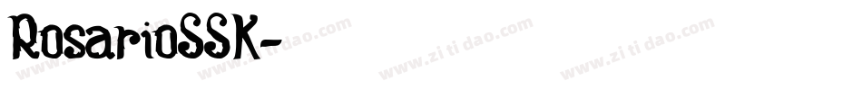 RosarioSSK字体转换