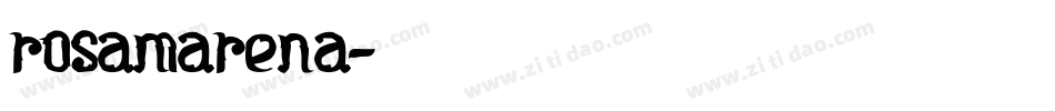 rosamarena字体转换