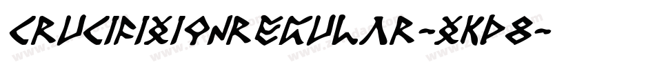 CrucifixionRegular-xKd8字体转换