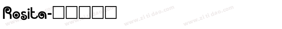 Rosita字体转换
