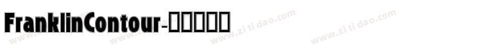 FranklinContour字体转换
