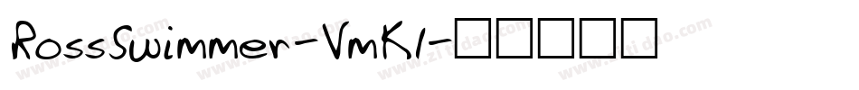 RossSwimmer-VmKl字体转换