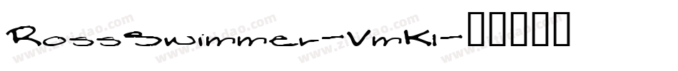 RossSwimmer-VmKl字体转换