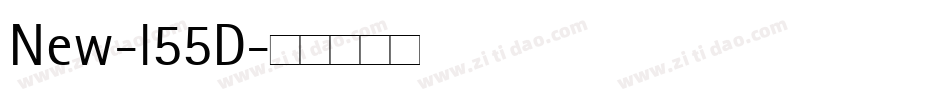 New-l55D字体转换