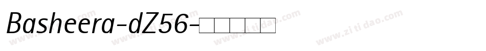 Basheera-dZ56字体转换