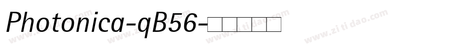 Photonica-qB56字体转换