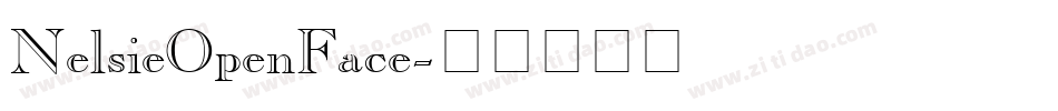 NelsieOpenFace字体转换