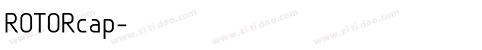 ROTORcap字体转换