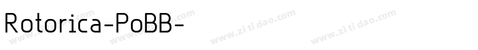 Rotorica-PoBB字体转换