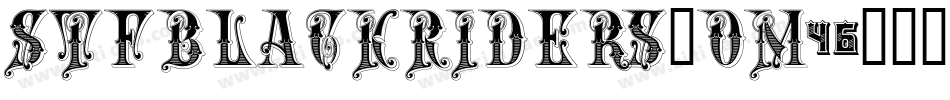 StfBlackRiders-Om46字体转换