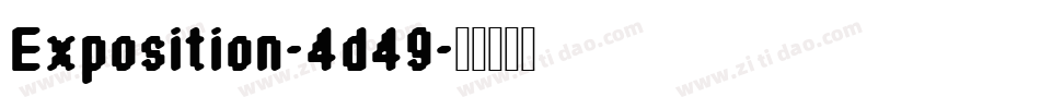Exposition-4d49字体转换