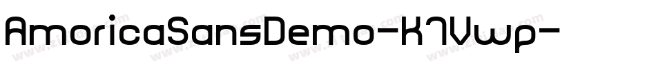 AmoricaSansDemo-K7Vwp字体转换