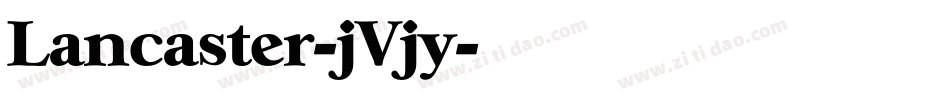 Lancaster-jVjy字体转换