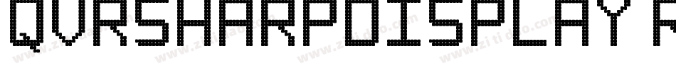 QVRSharpDisplay-Rounded字体转换