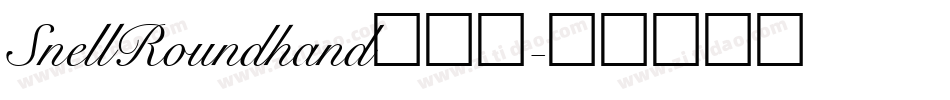 SnellRoundhand转换器字体转换