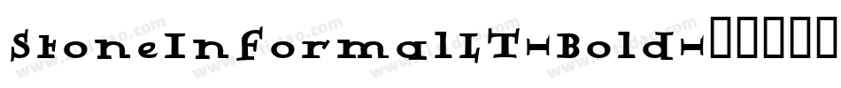 StoneInformalLT-Bold字体转换