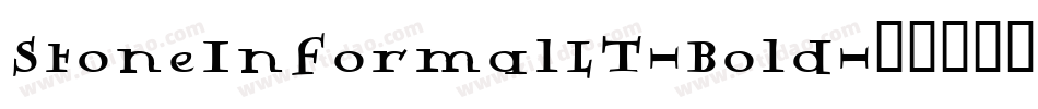 StoneInformalLT-Bold字体转换