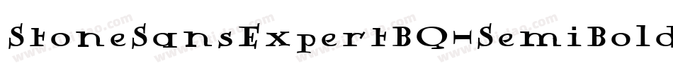 StoneSansExpertBQ-SemiBold字体转换
