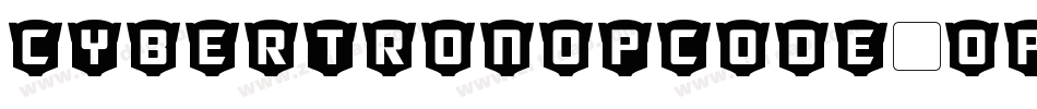 CybertronOpcode-OPMo字体转换