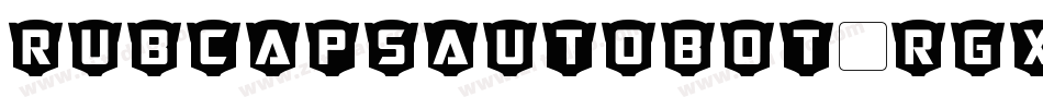 RubcapsAutobot-RGx3字体转换