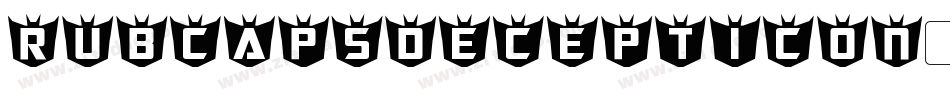 RubcapsDecepticon-BeV5字体转换