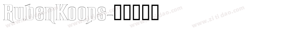 RubenKoops字体转换
