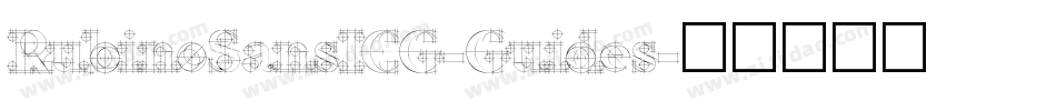 RubinoSansICG-Guides字体转换