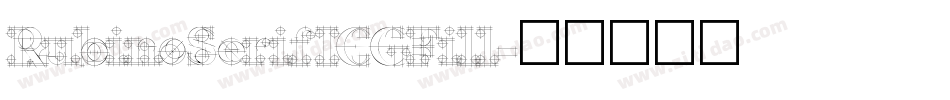 RubinoSerifICGFill字体转换
