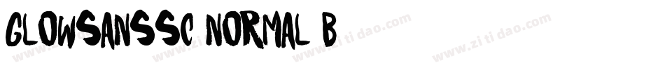 GlowSansSC-Normal-b字体转换