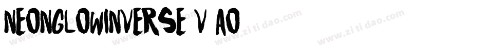 NeonGlowInverse-v0aO字体转换
