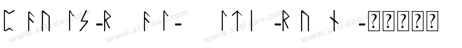 Pauls-Real-Celtic-Rune字体转换
