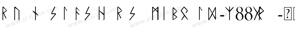 RuneSlasherSemiBold-z88jw字体转换